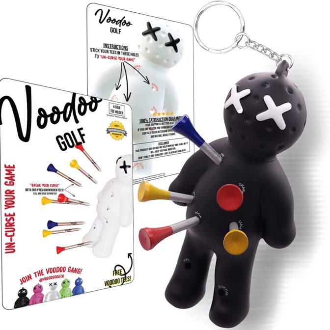 Voodoo Golfティーホルダー ブラック