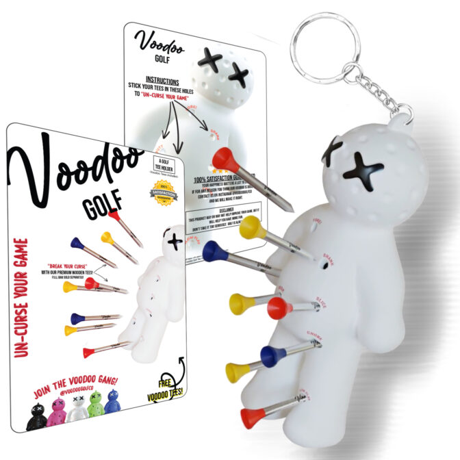 Voodoo Golf ティーホルダー ゴルフ仲間へのユニークな