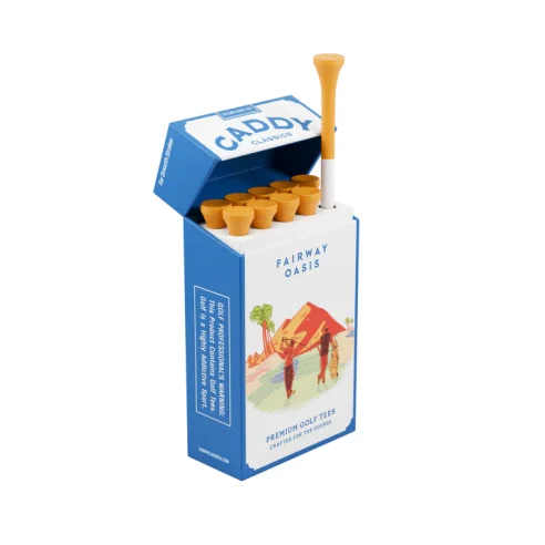 Caddy Classics ゴルフティーホルダー 竹製ティー10本入 Fairway Oasis